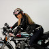 Girl on Motorcycle