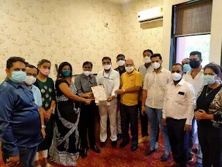 अंतर्राष्ट्रीय मानवाधिकार राजदूत संगठन ने किया चिकित्सकों का सम्मान | #NayaSaberaNetwork