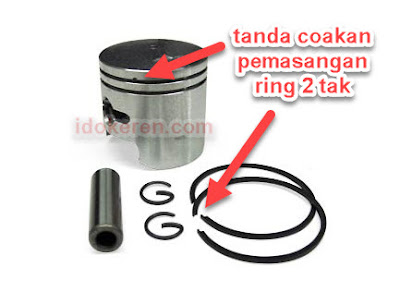 cara pasang ring piston 2 tak