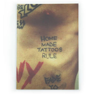 The only person that can pull off homemade tattoos. Home Made Tattoos Book.