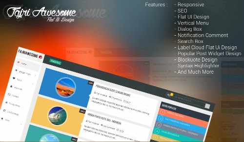 Fajri Awesome Responsive Blogger Templates