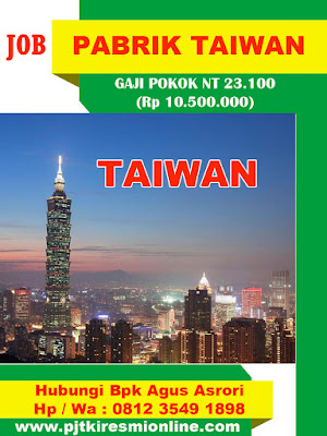 Bekerja Menjadi TKI di Taiwan Bisa Dapat Rp 10 Juta/Bulan