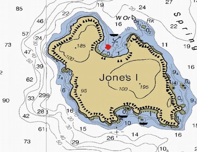 San Juan's Jones Island chart