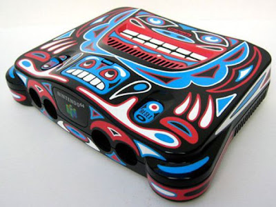 Painted Game Consoles