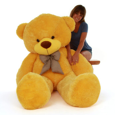 beautiful sunny yellow teddy bear