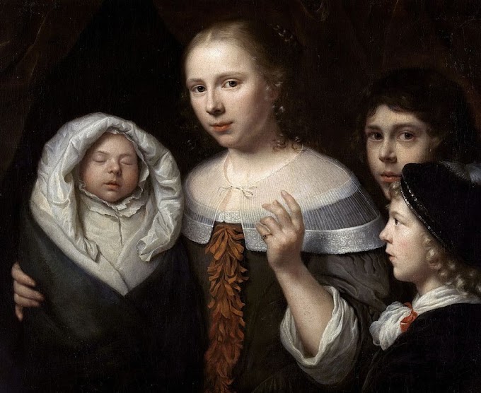 Валеран  Вайллант   -  Портрет женщины с тремя детьми
