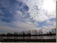 FraserRiver dramatic sky