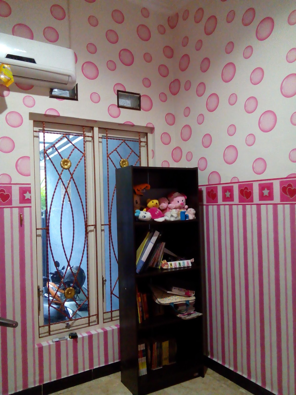 106 Wallpaper Dinding Kamar Polkadot Wallpaper Dinding