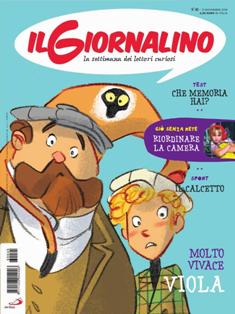 Il Giornalino. La settimana dei lettori curiosi 2016-45 - 13 Novembre 2016 | ISSN 1123-0541 | TRUE PDF | Settimanale | Fumetti | Attualità | Società | Ragazzi
Il Giornaliino è una storica rivista italiana di ispirazione cattolica pubblicata a periodicità settimanale, che contiene fumetti e rubriche di vario genere.
Il Giornaliino è una rivista adatta ai bambini di età compresa tra i 6 e i 20 anni anche se sono molti gli adulti che, leggendo la rivista da ragazzi continuano a leggerla rendendone testimonianza nelle lettere inviate alla rivista.