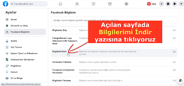 Facebook Paylaşılan Herşeyi Aynı Anda İndirme