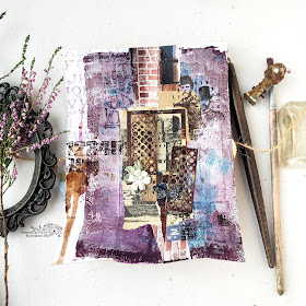@nastyalena @mimicut #atc #scrapbookingdies #gelliarts #mixedmedia