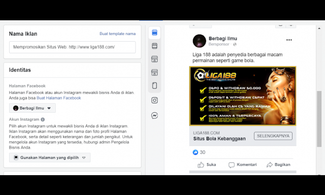 Jasa Facebook Ads Judi Online