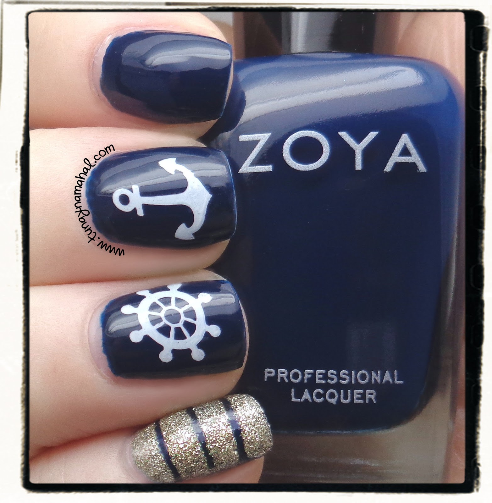 Lacquered Lawyer | Nail Art Blog: Anchors Away