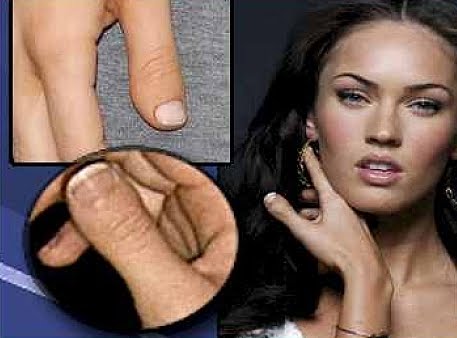 megan fox thumb toes. megan fox thumb toe.