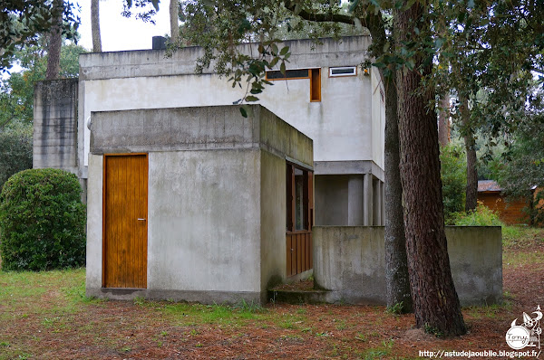 Saint-Brevin-les-Pins / Saint-Brévin-l’Océan - Villa Chupin  Architecte: André Wogenscky  Projet / Construction: 1958 - 1960 