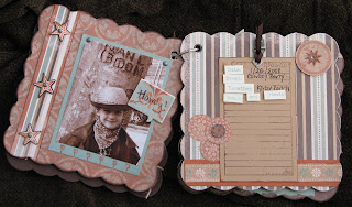 cowboy, album, scrapbook, outlaw, wanted, wild west, chipboard