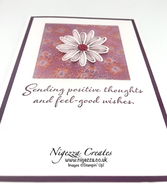 Nigezza Creates with Stampin' Up! & Positive Thoughts & Flowering Foils 2-4-1 Cards