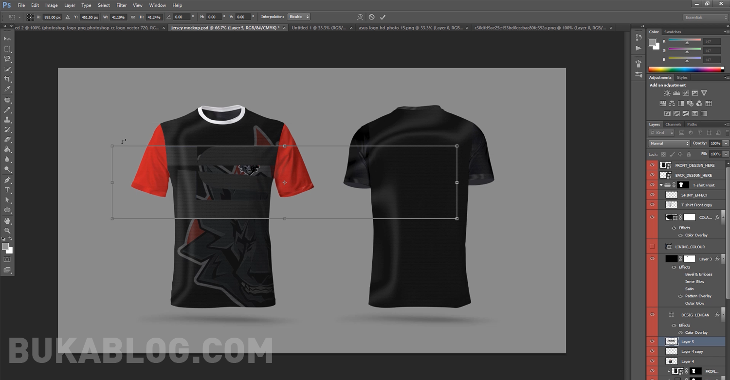 Download Download Mockup Jersey Gaming dan Sepak Bola Gratis PSD ...