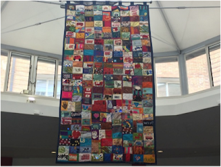 quilt made by supporters of the campaign