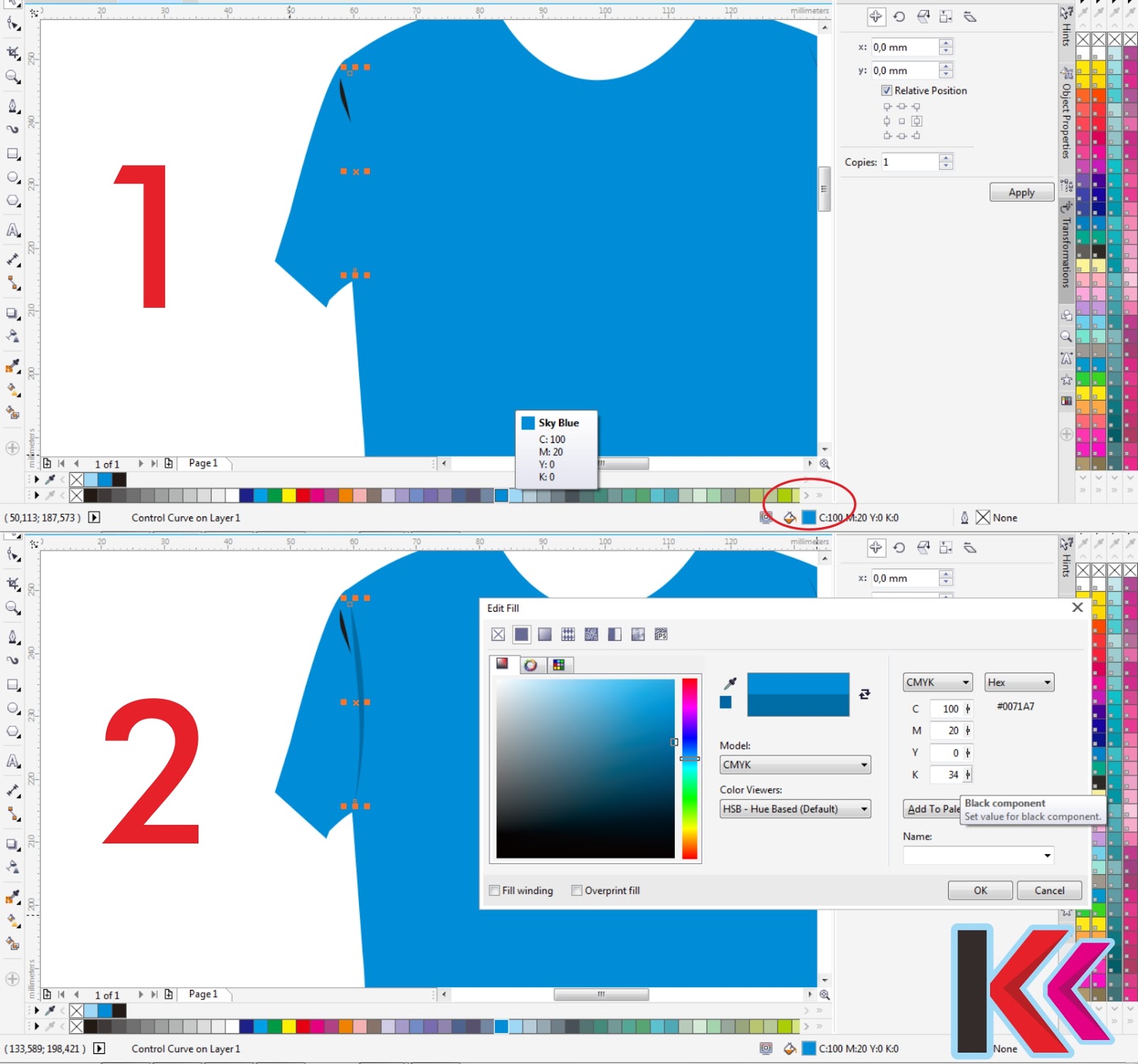 Cara Membuat Desain Baju Dan Kaos Distro Dengan Coreldraw Kito Iso