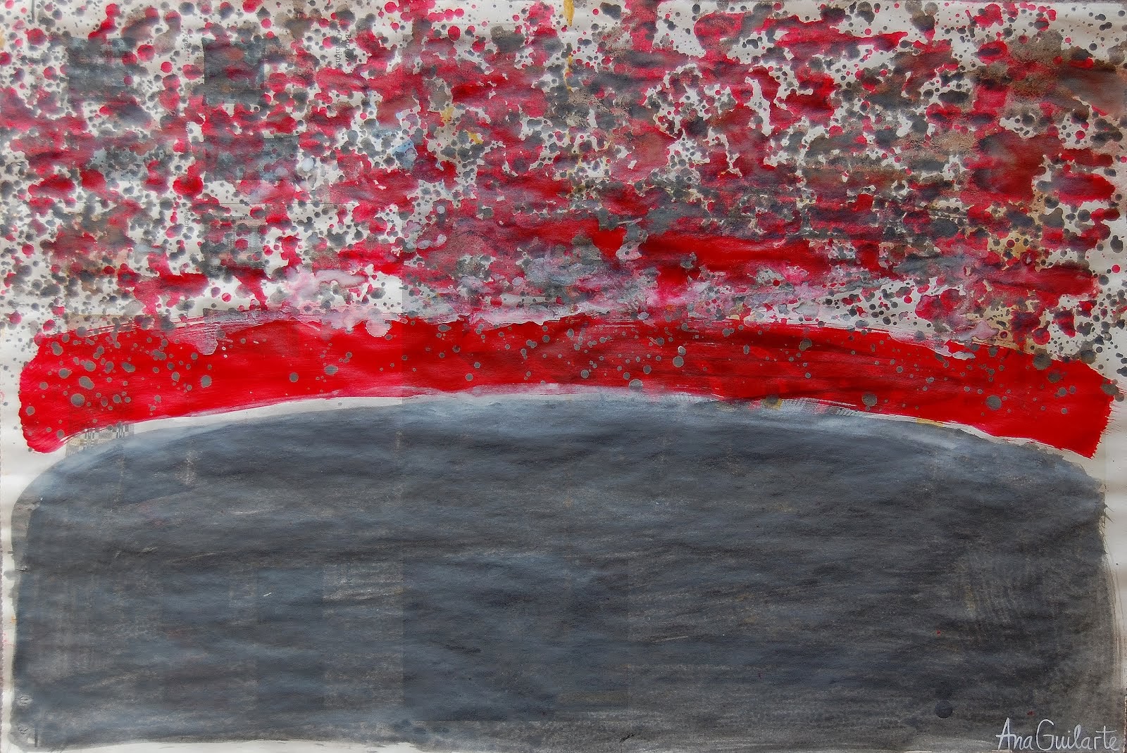 142. UNTITLED. Framed. 52x72cm. Sold/Vendido
