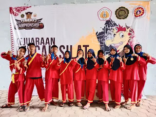 Pesilat MTs Muhammadiyah Nalumsari yang juara 1