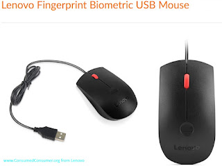 Lenovo Optical Mouse with Fingerprint Reader