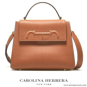 Queen Letizia carries CH Carolina Herrera Doma Insignia Bag