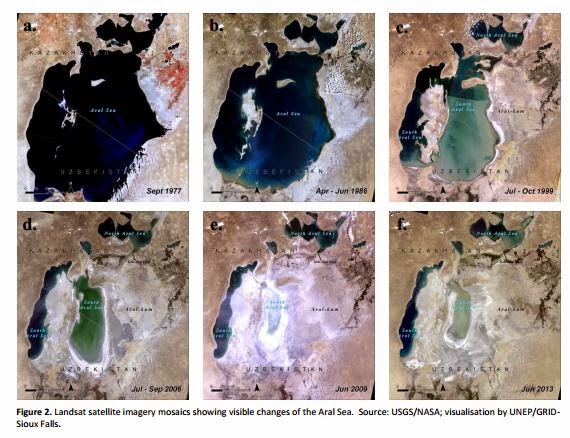 Mar de Aral, cuarto lago más grande, desaparece
