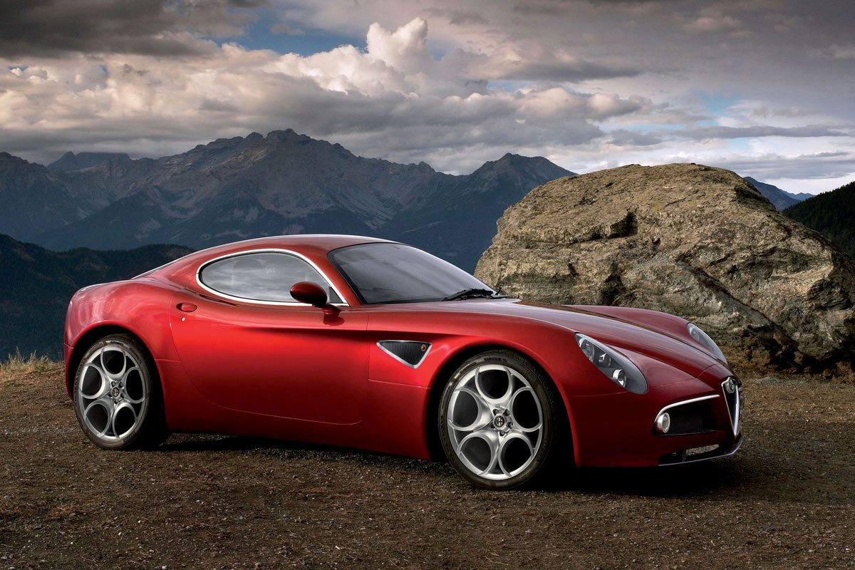 New 2013 Alfa Romeo 8C Competizione Sports Cars wallpapers