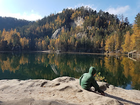 Adrspach, aktywnie z dzieckiem, aktywny wypoczynek, Colorland, Czechy, fotoksiążka, kalendarz, pamiątki z podróży, podróże małe i duże, podróże z dzieckiem, Skalne Miasto, szmaragdowe jeziorko, fotoksiążka na prezent, personalizowane prezenty na święta