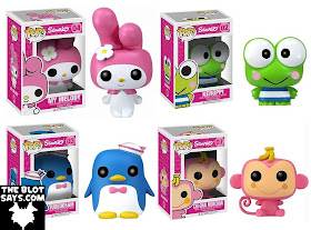 Sanrio x Funko Hello Kitty Pop! Vinyl Figures - My Melody, Keroppi, Tuxedo Sam & Chi Chai Monchan