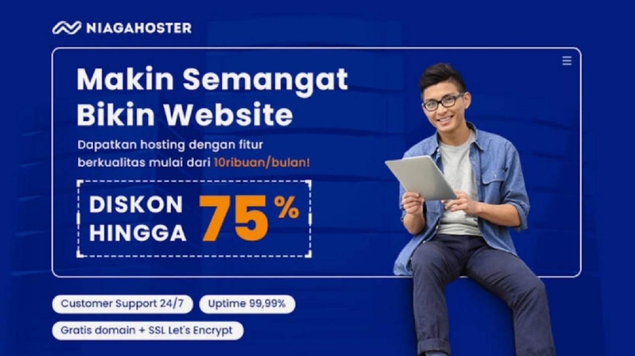 Order Hosting, Gratis Domain.com dan SSL dari Niagahoster