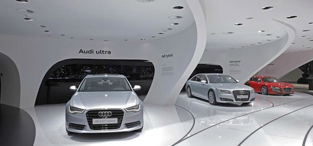 Audi cars in the Audi Ring