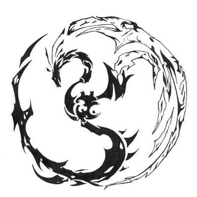 Tribal Tattoo Dragon design Tribal Tattoo Dragon design
