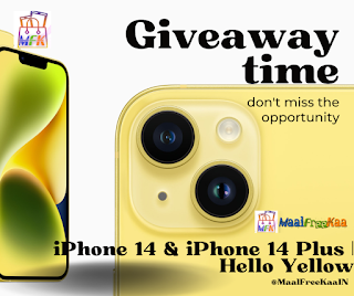 Get Free iPhone 14 Pro Max yellow Giveaway Chance to Win Free iPhone 14 Pro Max Giveaway 256 GB Worth $1199 for Free!