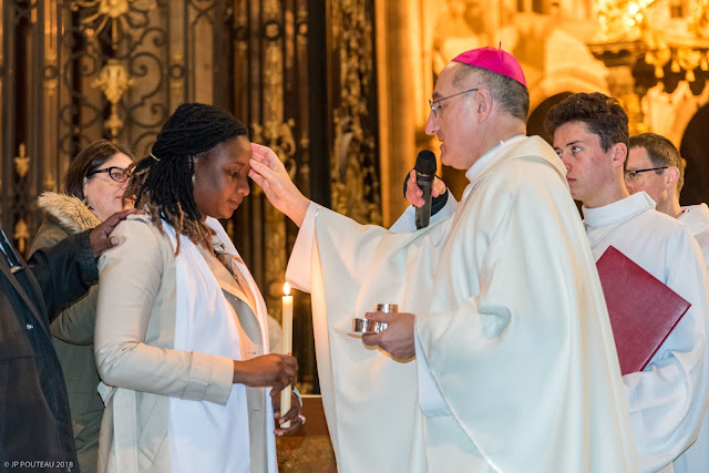 catéchuménat Sens Paron St Clément Yonne Veillée Pascale 2018 Baptême Confirmation Eucharistie