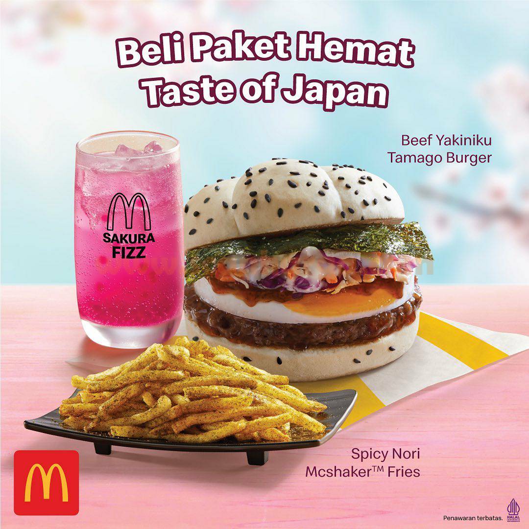 Promo MCDONALDS BURGER ALA JEPANG GRATIS STIKER IMUT