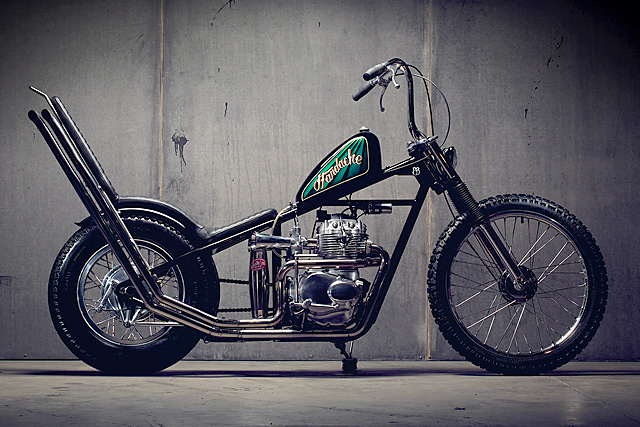 Honda CB360 By Pop Bang Classics Hell Kustom