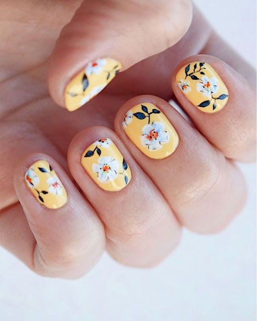 FLOWER NAIL ART IDEAS