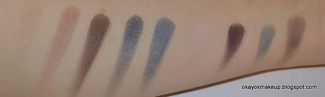 thebalm meet matte palette swatches