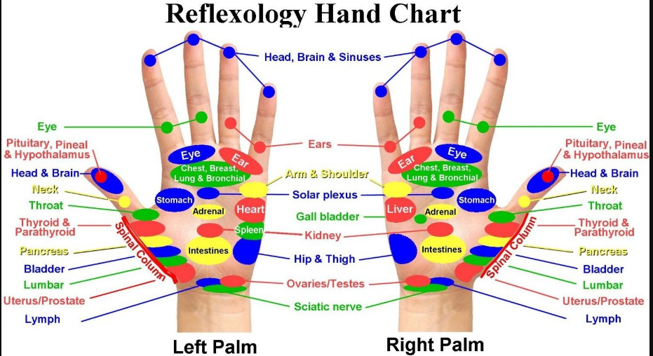 reflexology hands