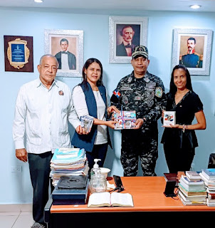 Instituto Duartiano gira visita de cortesía al director Regional Sur PN