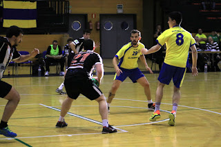 El CB Barakaldo gana 33-26 ante el Dominicos Zaragoza en la liga de Primera Nacional