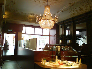 Wonder if the fancy chandelier means the food tastes better.