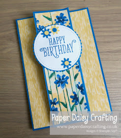 Garden Impressions Fancy Fold card Stampin' Up!