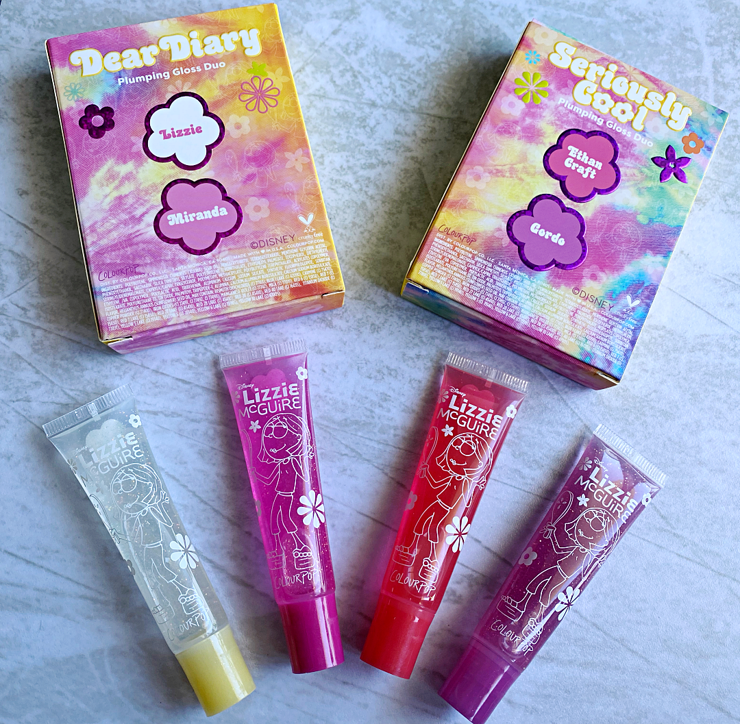 colourpop x lizzie mcguire lip glosses