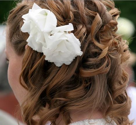 wedding hairstyles for shoulder length hair | Dress wedding