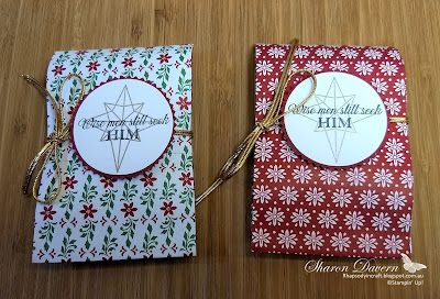 Illuminated Christmas, Christmas treat bags, heart of Christmas, Rhapsody in craft