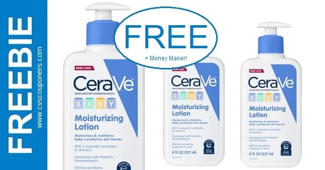 FREE Cerave Baby Lotion CVS Deals